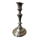 Antique candle holder in silvered bronze