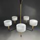 Chandelier 5 lights 1960
