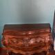 Commode tombeau en noyer
