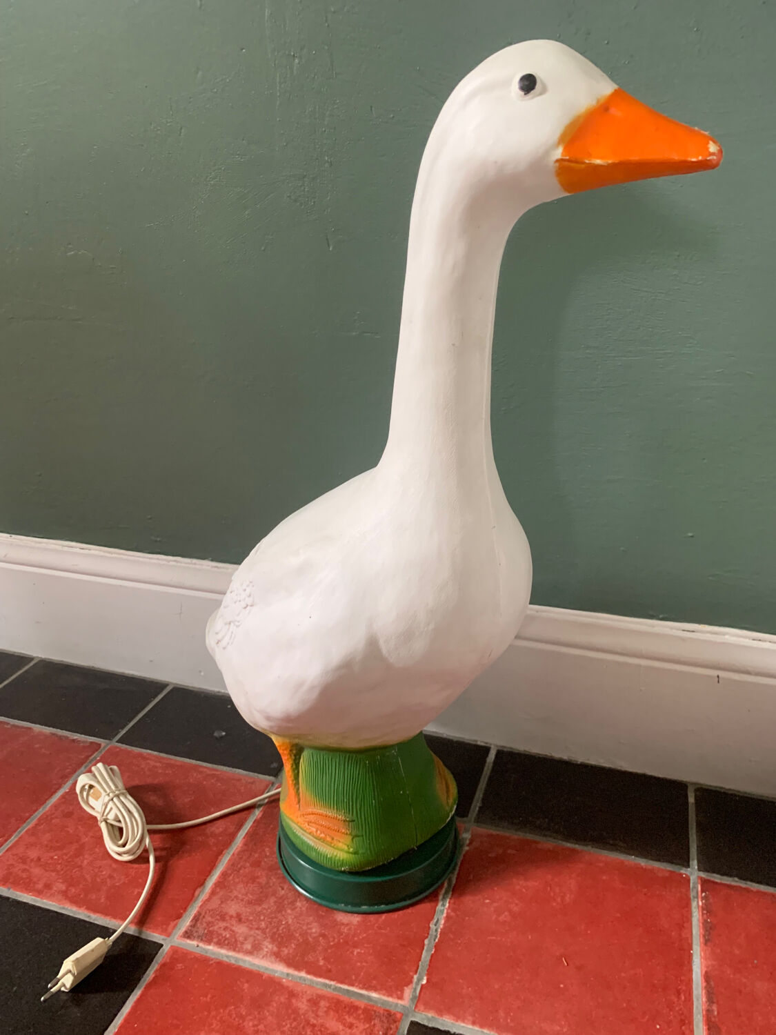 Vintage goose lamp for children design 1980