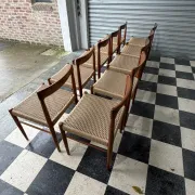 Set of 10 chairs by Henry Walter Klein