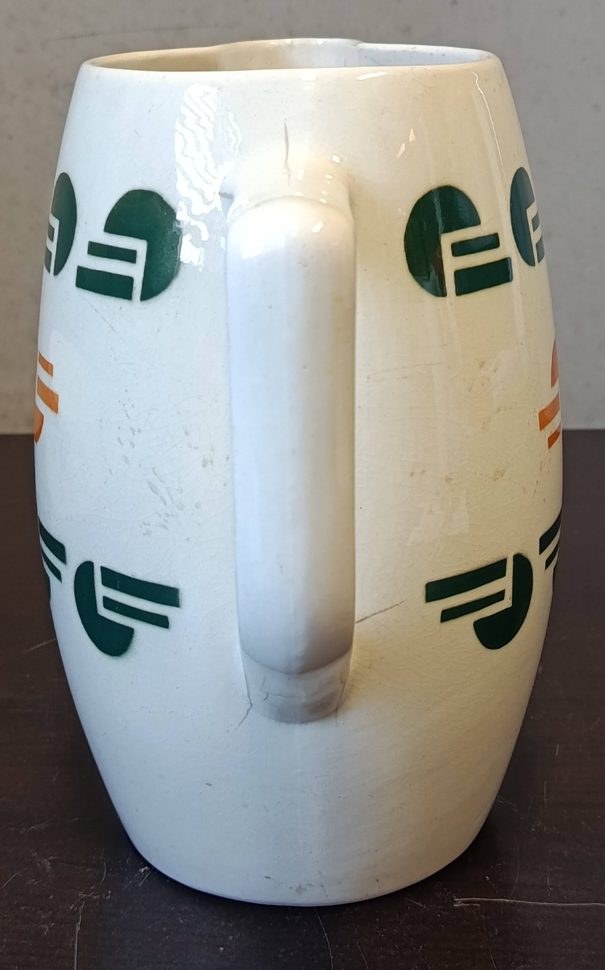 Art Deco toilet set "Pistole", Salins, E. Charbonnier