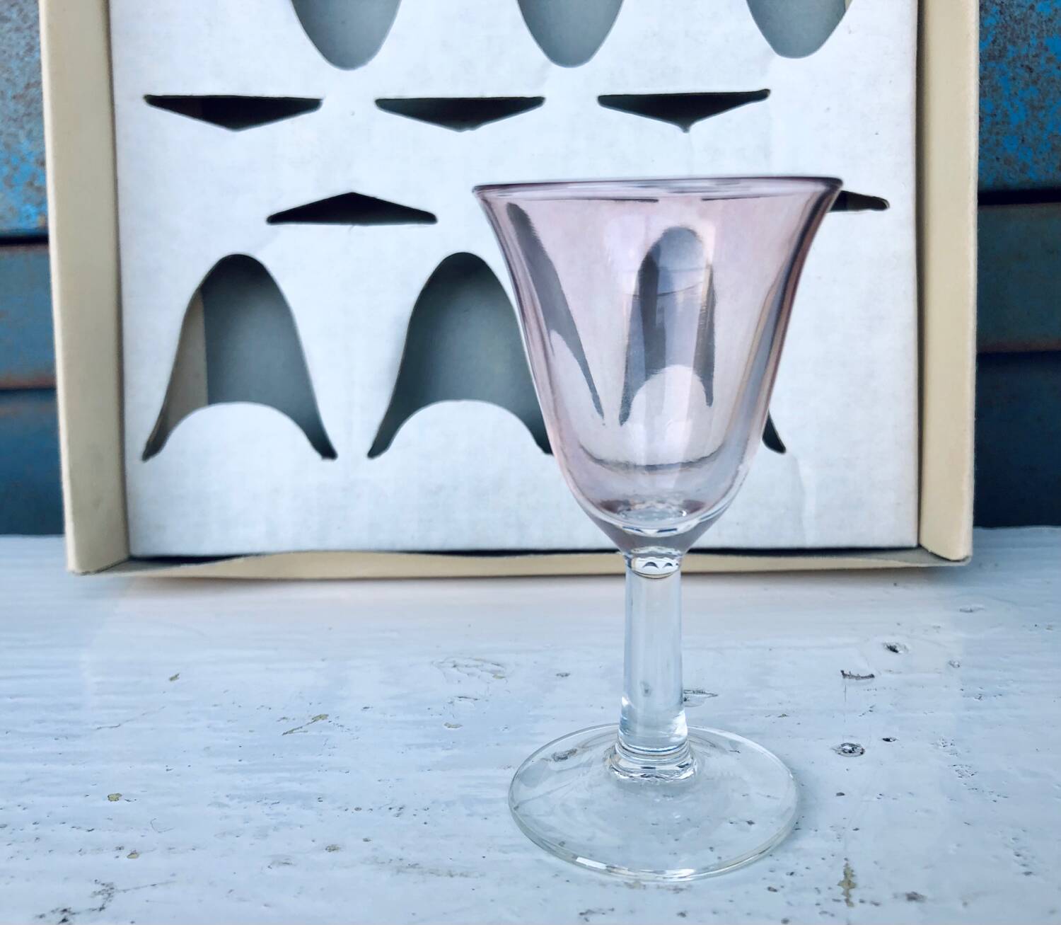 Luminarc vintage alcohol glass set