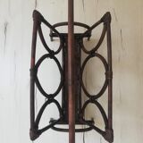 Rattan magazine holder