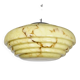 Art Deco Opaline Glass Ceiling Lamp, 1920s–1930s