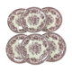 6 flat plates Villeroy and Boch model Fasan