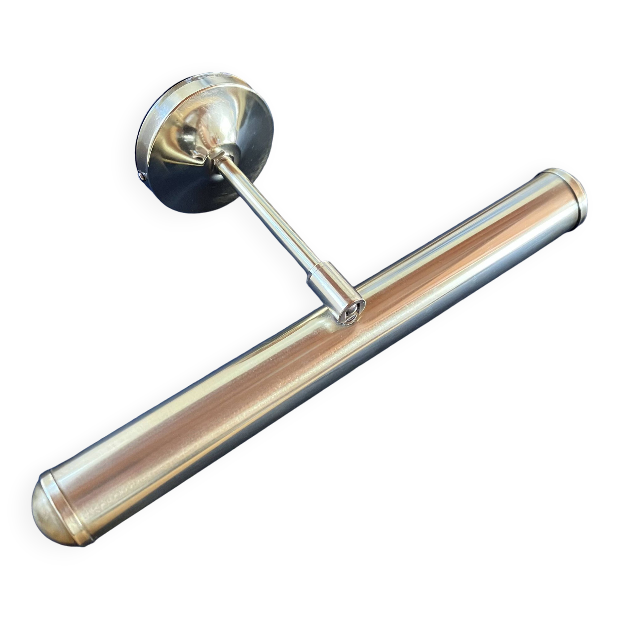 Brass picture wall light