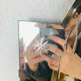 Engraved and beveled mirror Venetian