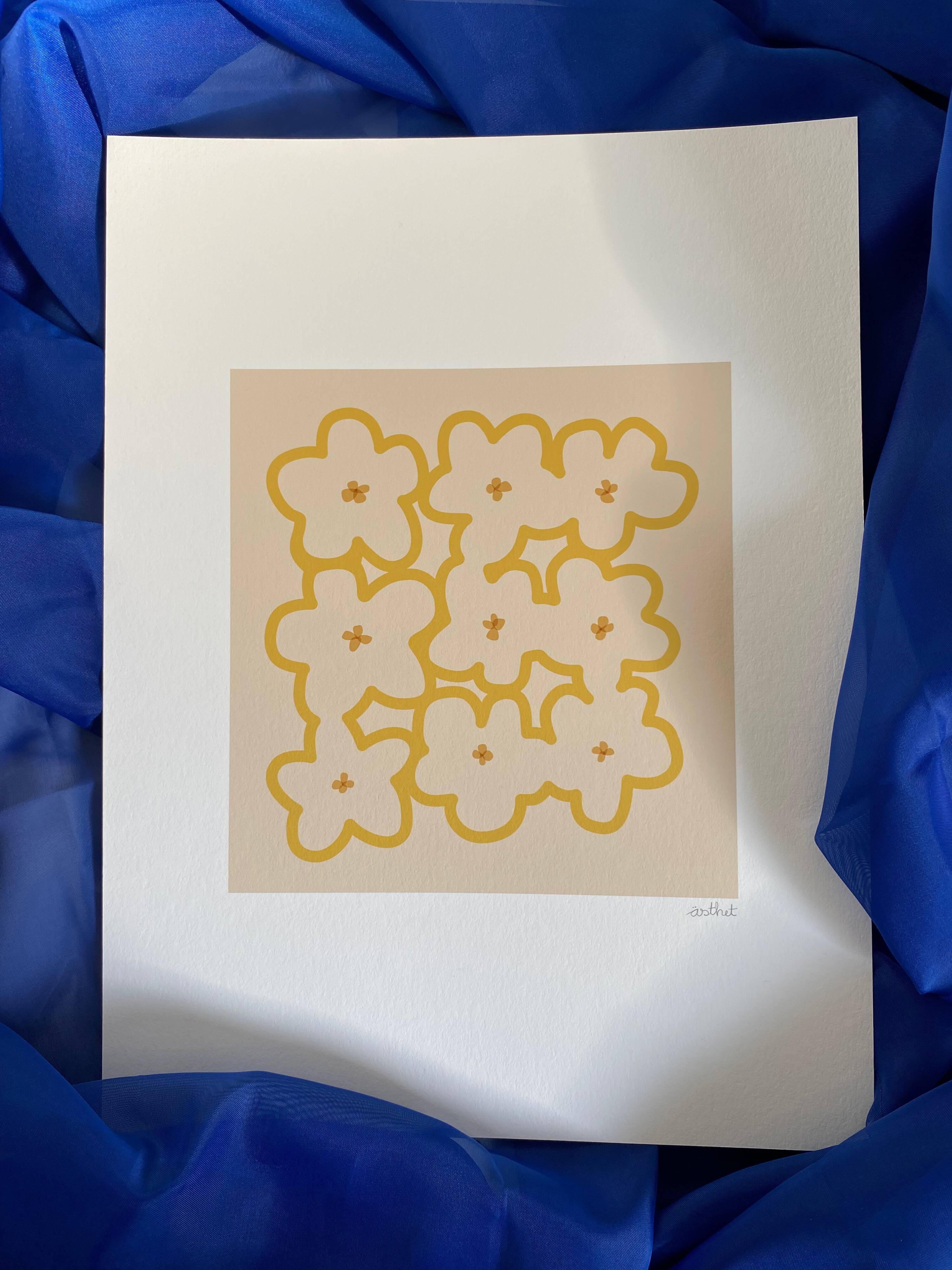 BUTTERBLUMEN — Giclée print