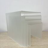 Set of 4 lucite nesting tables , 1970s
