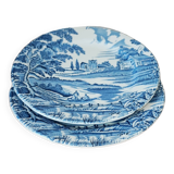 2 decorative plates in English porcelain - English Style