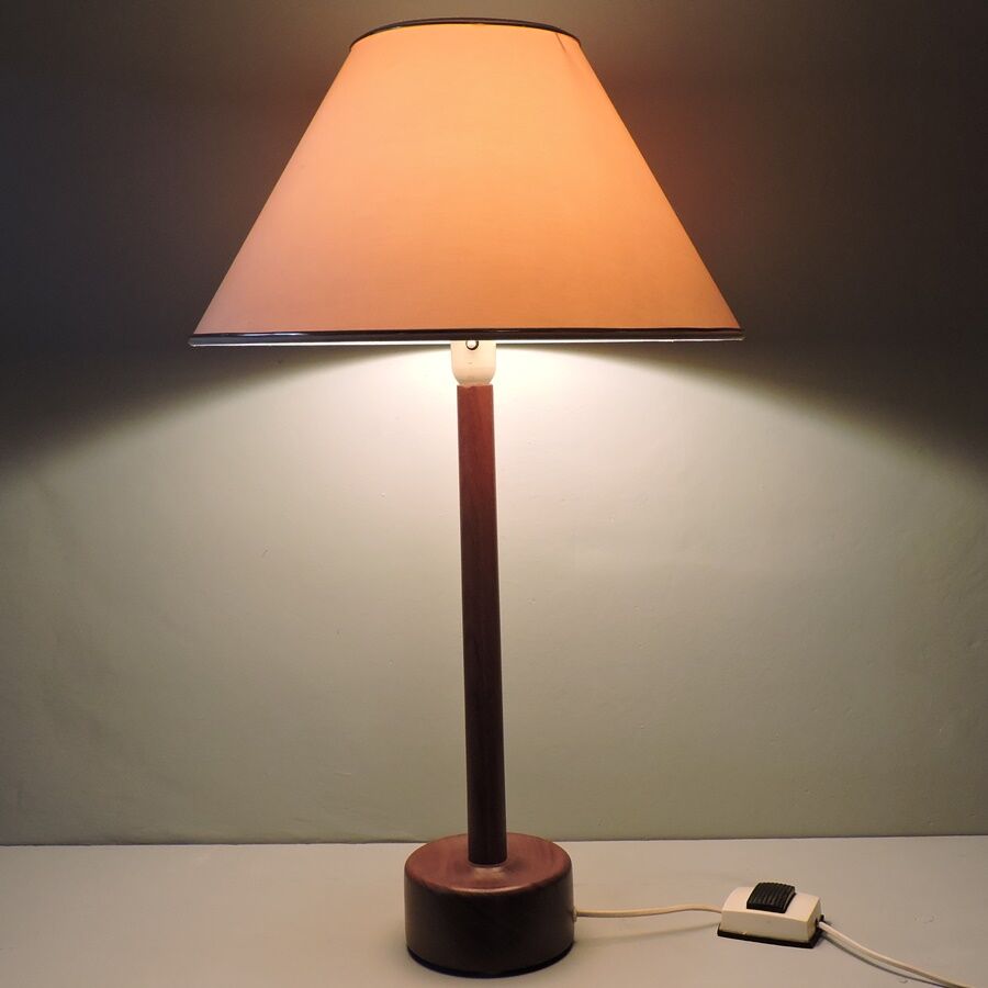 Teak lamp Uno & Osten Kristiansson Sweden years 60