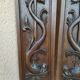 Pair of decorative panels carved wood Renaissance decoration
