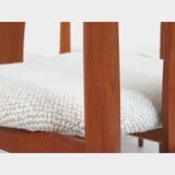 Set of 6 mid century Danish design teak dining chairs by Henning Sørensen