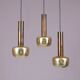 1950s VL56 lamp in brass / Vilhelm Lauritzen / Louis Poulsen, Denmark