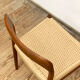 Chaise par Niels O. Møller pour J.L. Moller, modèle 75, Danemark, années 1950
