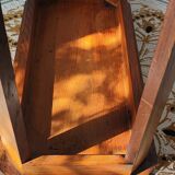Vintage solid oak console