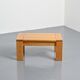 Pine coffee table Les Arcs, circa 1970