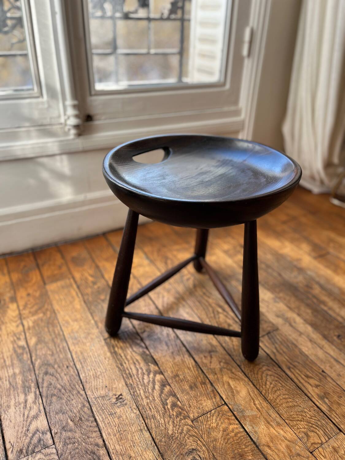 Sergio Rodrigues. Mocho bench in rosewood.