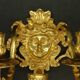 Pair of wall sconces with female masks, Napoléon III period, 19th century - bronze