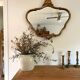 Antique Baroque Shell Mirror
