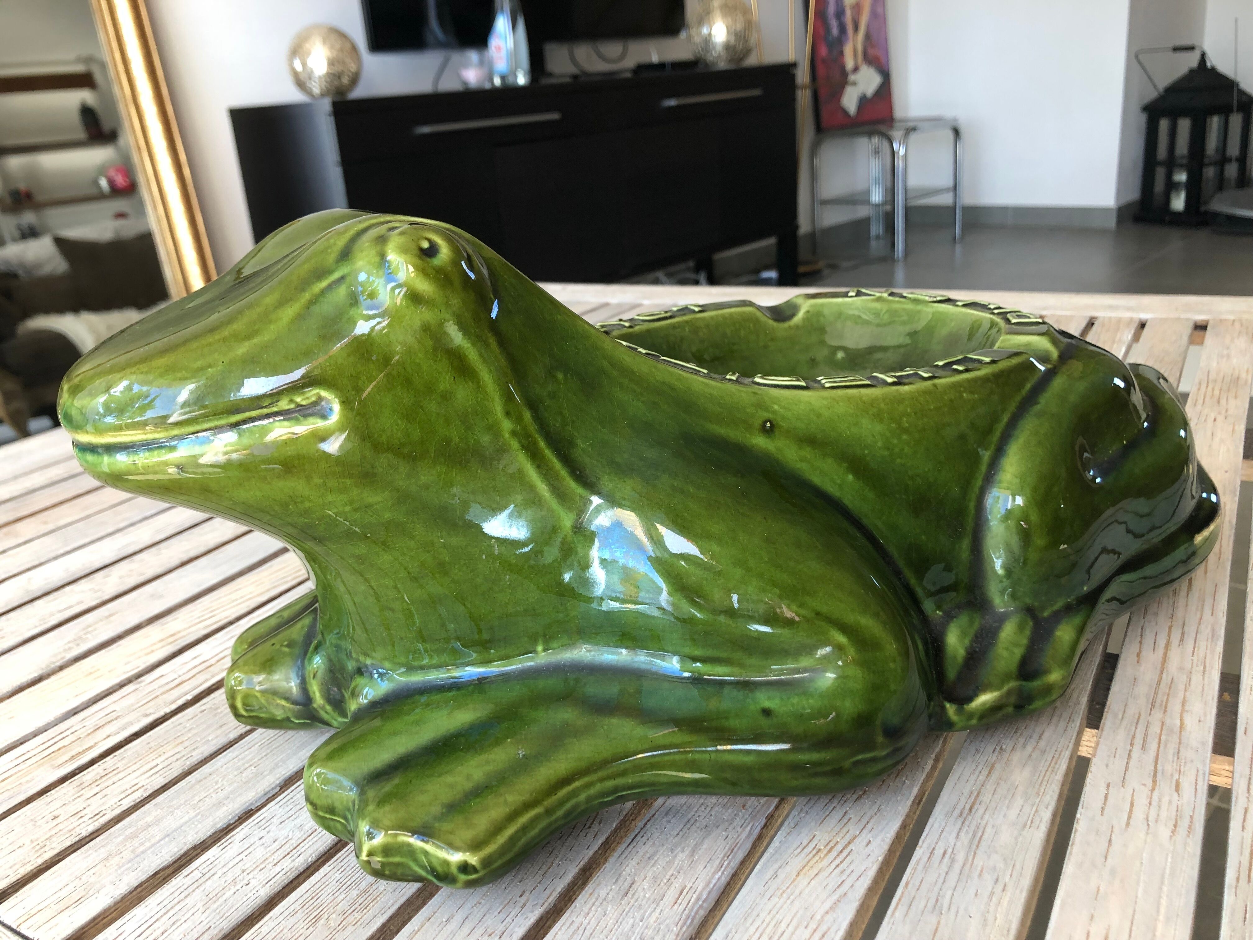 Frog ashtray L'Héritier-Guyot