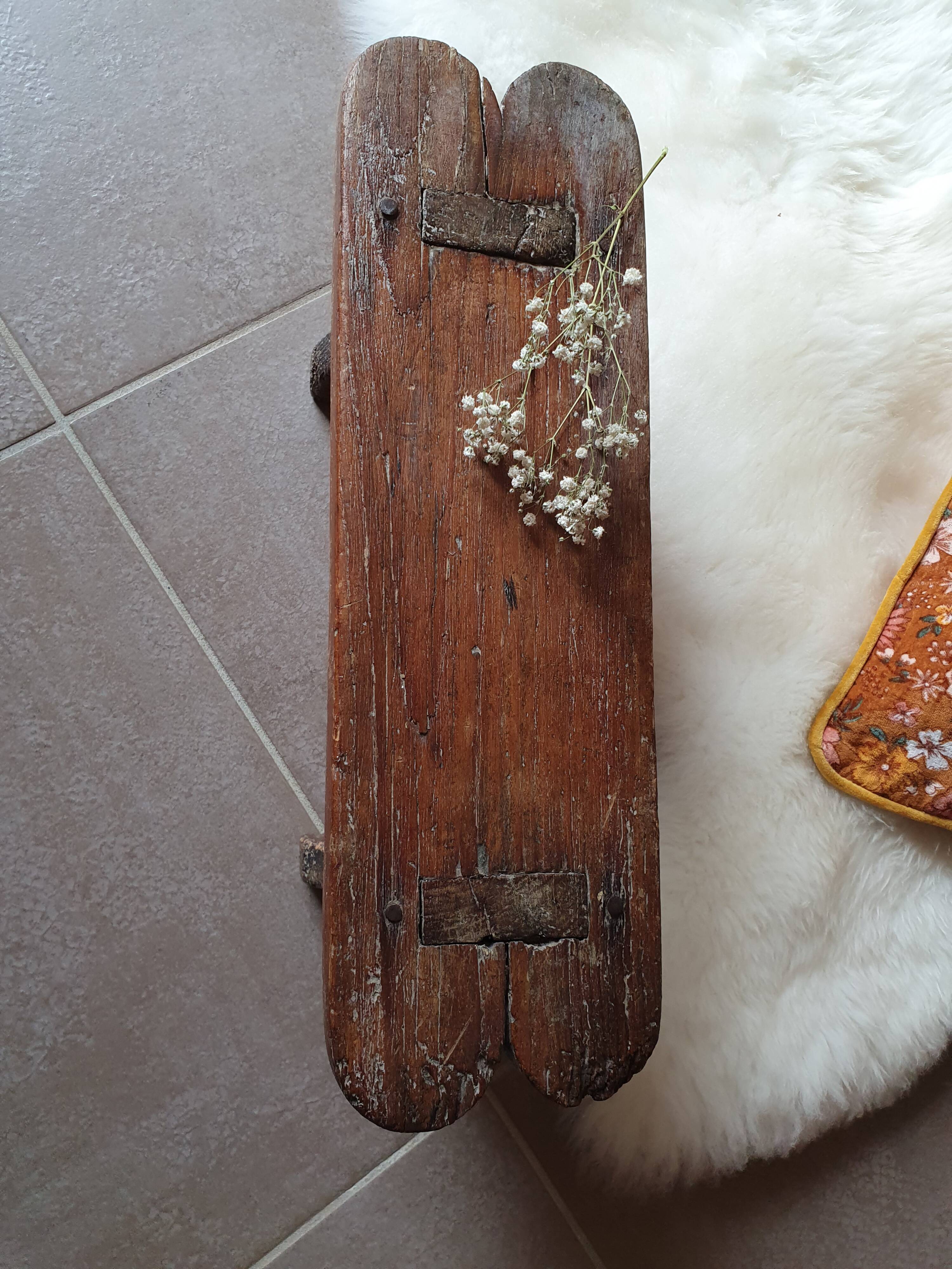 Old wooden stool