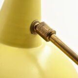 Lampe de bureau vintage jaune citron