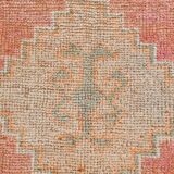 3x10 Peach Red Orange Turkish Runner Rug, 101x311Cm SK 22019
