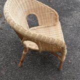 Children's wicker chair