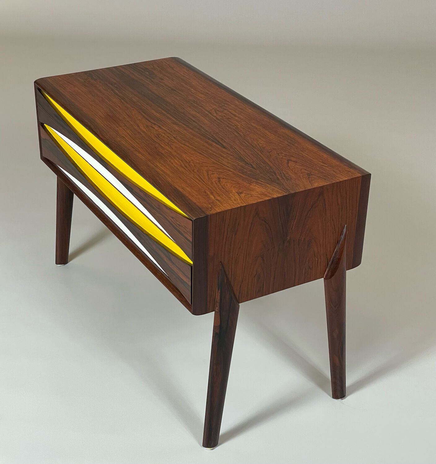 Palisander beside chest by Niels Clausen for N.C. Møbler