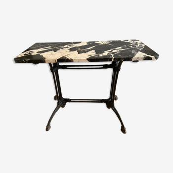 Old marble bistro table