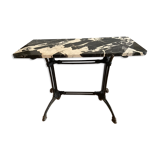 Old marble bistro table