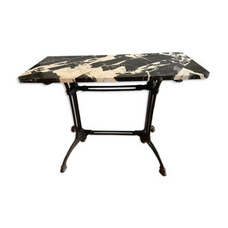 Old marble bistro table