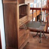 Restoration in 19th Walnut Secretary