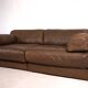 De Sede DS-76 leather double sofa bed, 1970