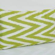 Conception ikat en zigzag de 12" x 20"