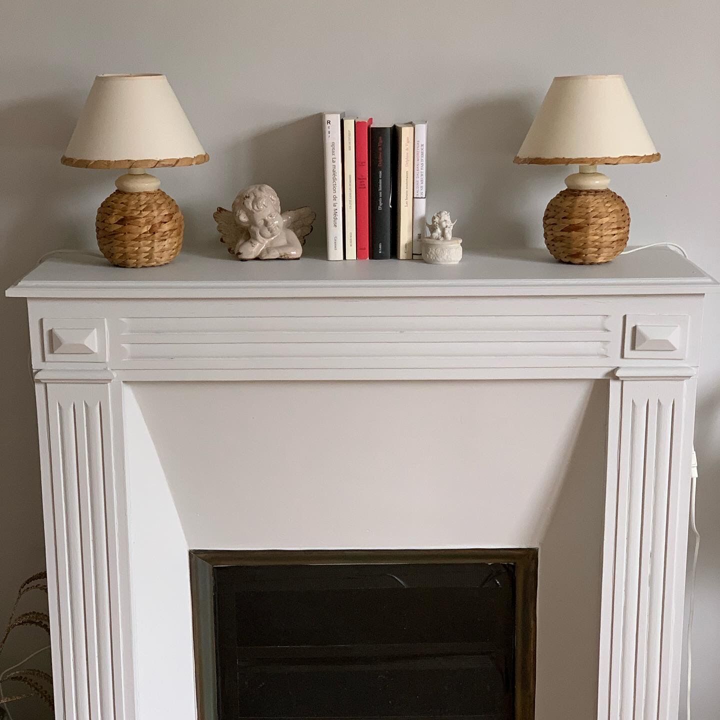 Pair of bedside lamps