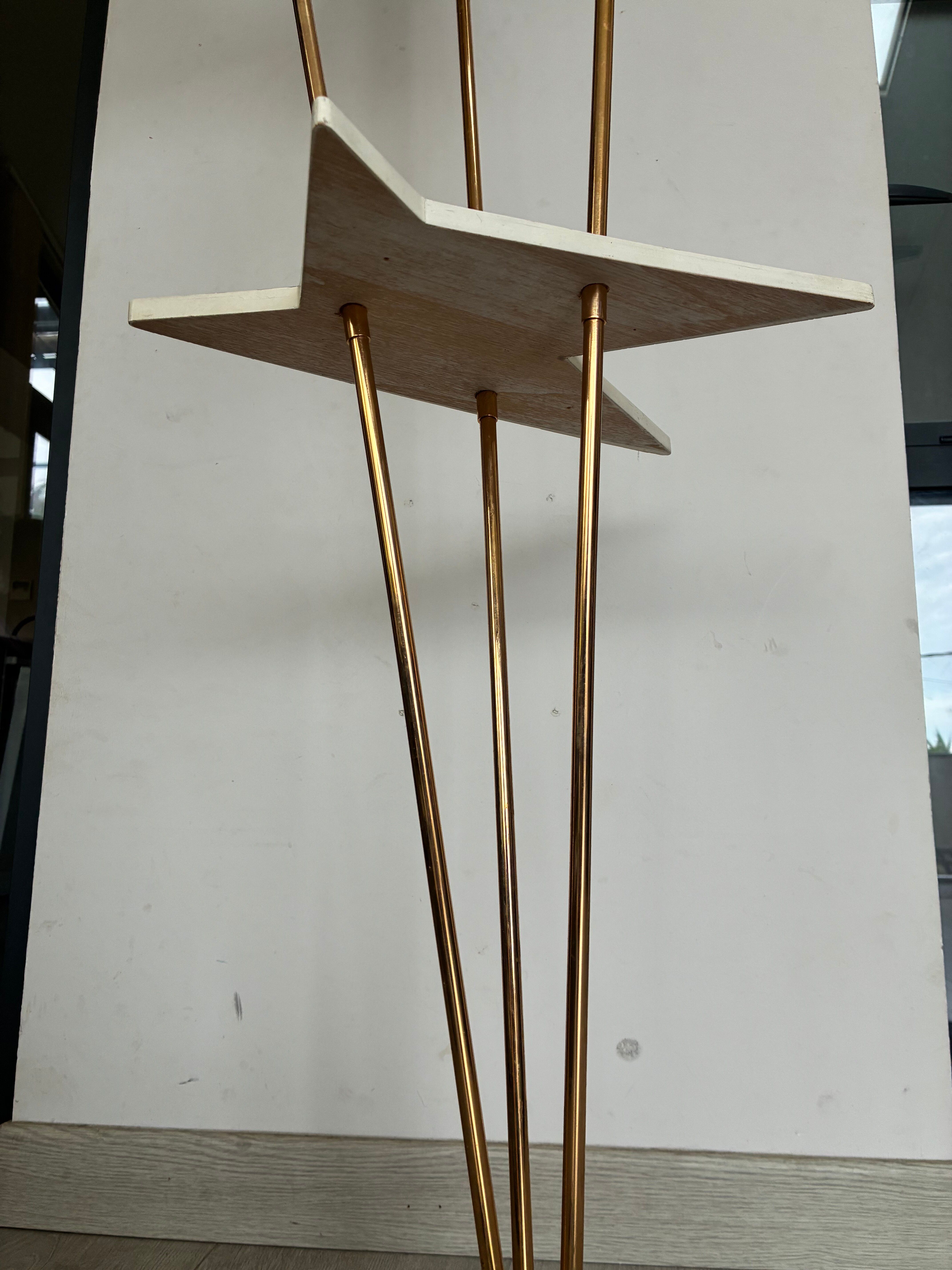 Bouquet floor lamp with 3 lights in Lunel/Arlus style – France 1950s