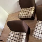 Lot 6 fauteuils tissu en polystyrène rigide année 50/60