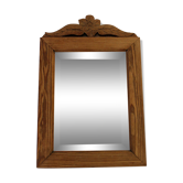 Small old wooden mirror  24x37cm