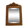 Miroir ancien en bois 24x37cm