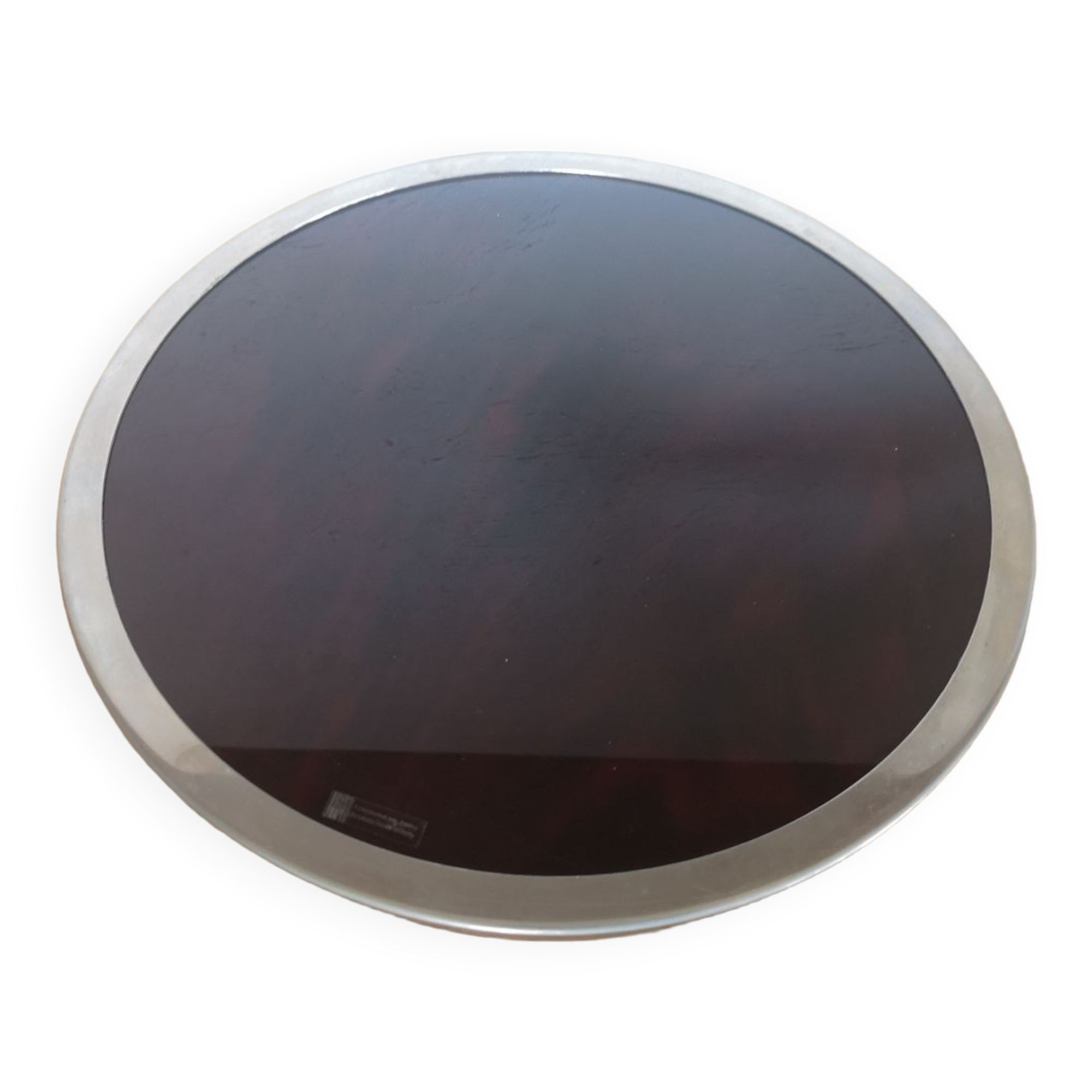 Large amber brown methacrylate tray - Felice Antonio Botta - Italy - 1970s