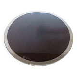 Large amber brown methacrylate tray - Felice Antonio Botta - Italy - 1970s