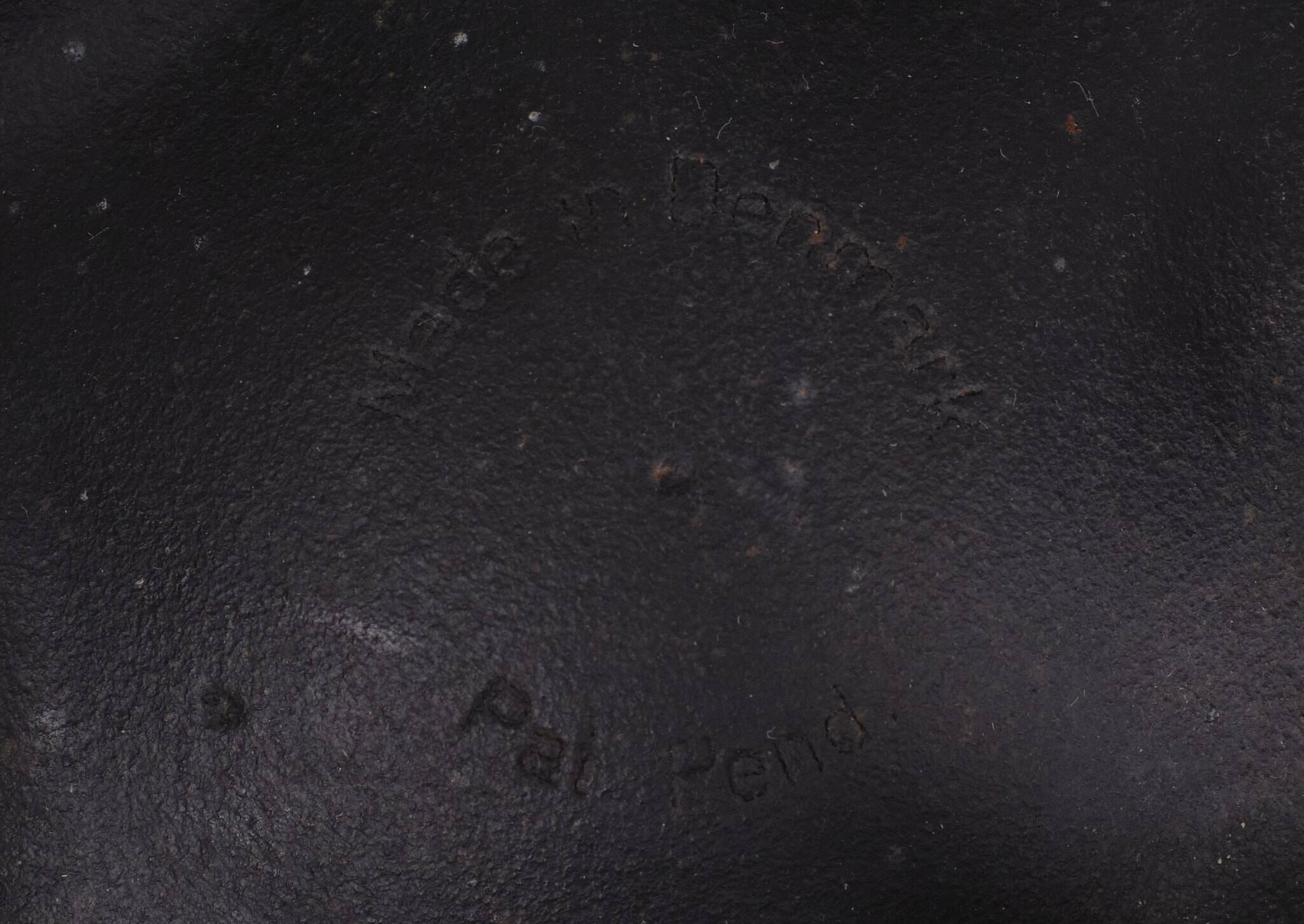 Holmgren illums bolighus, cast Iron candle holder 1960s Denmark