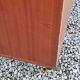 Pair of vintage mahogany sideboards with square metal legs from the 60s