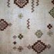 Vintage Moroccan carpet Berber rug style 2.3' x 4.7' (71cm x 145cm) 1970s, 1C758
