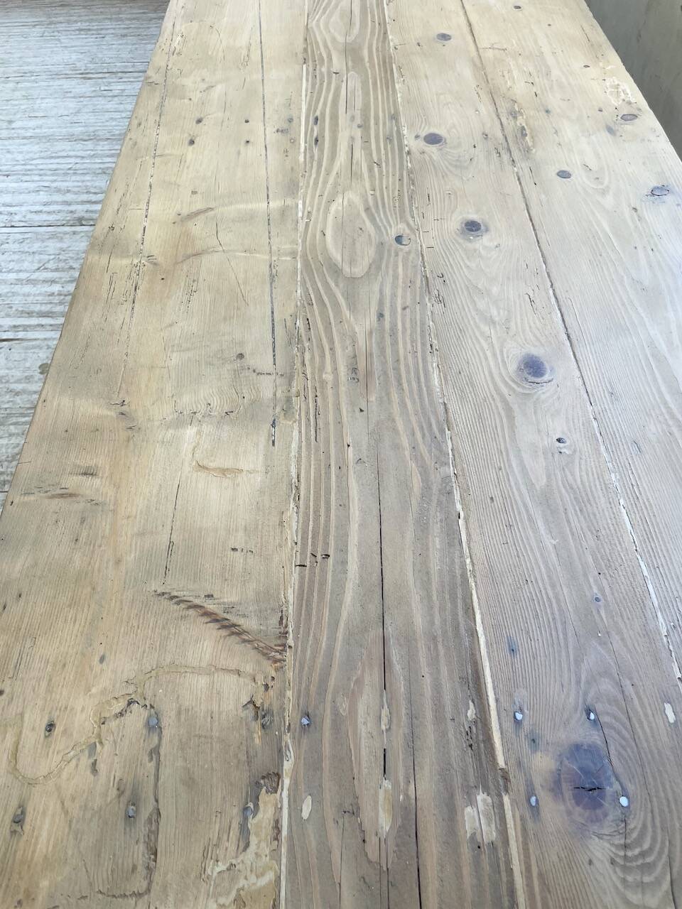 4m XXL pine and oak farmhouse table