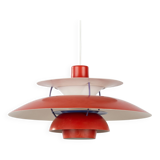 Suspension vintage danoise Ph 5 dans le style de Poul Henningsen, Louis Poulsen, 1958