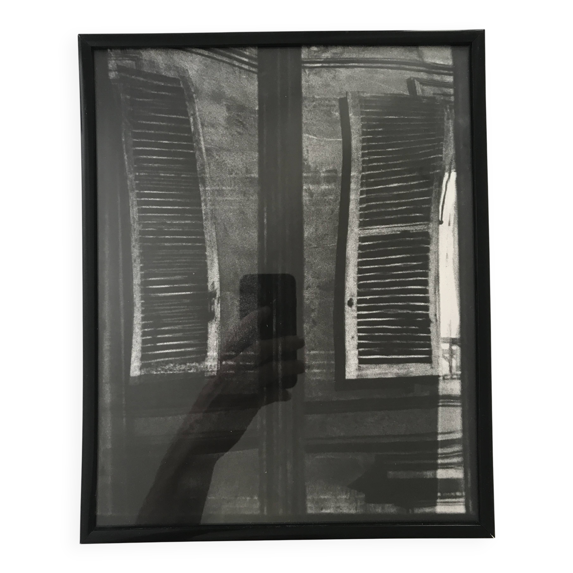 Rosine nusimovici, untitled (windows), 1976. black and white silver print.
